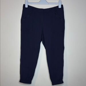 Theory Navy Blue Jogger Crop Pants Size 10
